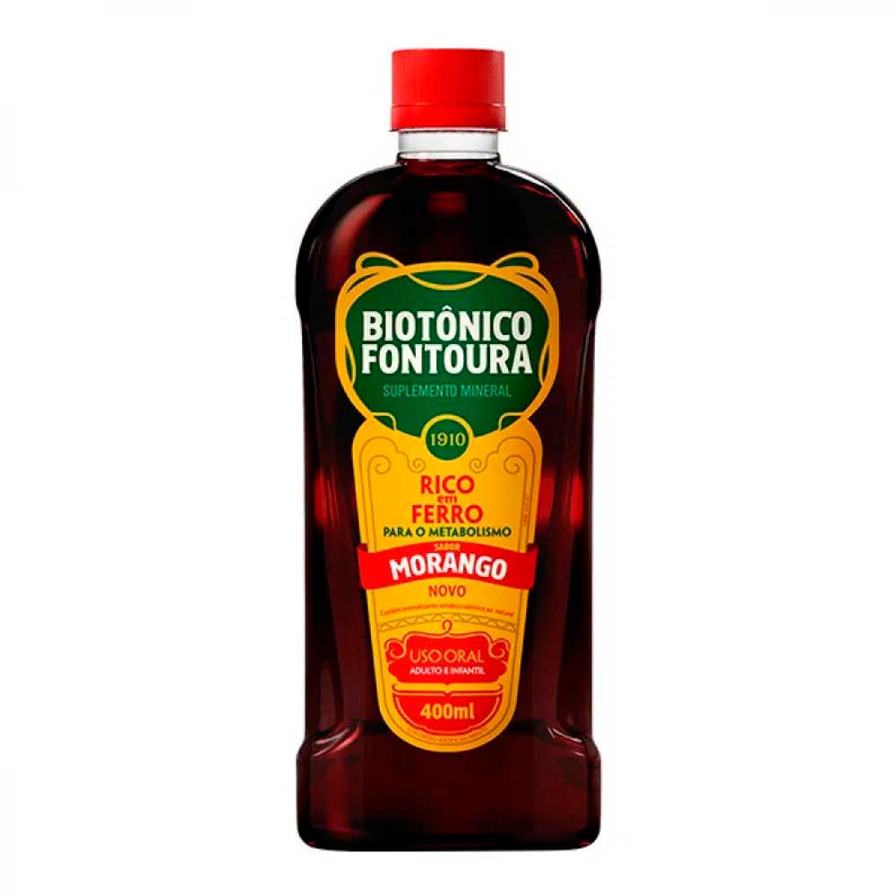 Biotônico Fontoura Morango 400ml