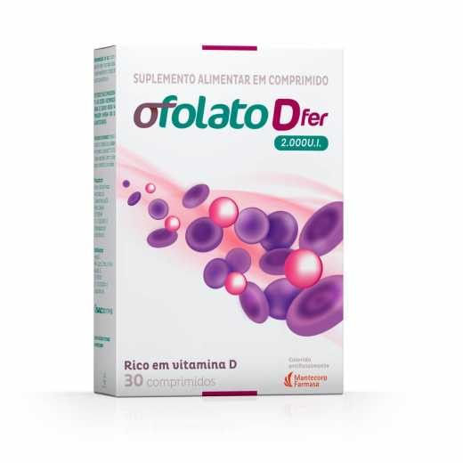 Ofolato D Fer 2.000ui 30 Comprimidos