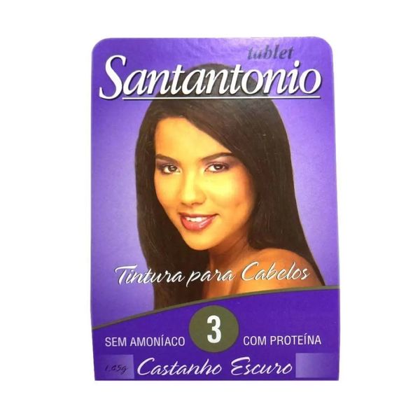 Tintura Tablet Santantonio N 03 Castanho Escuro 1 Unidade
