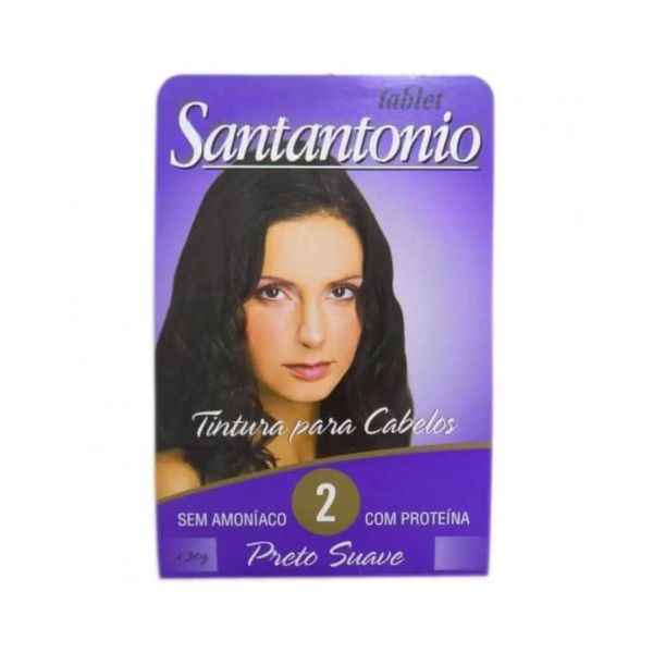 Tintura Tablet Santantonio N 02 Preto Suave 1 Unidade