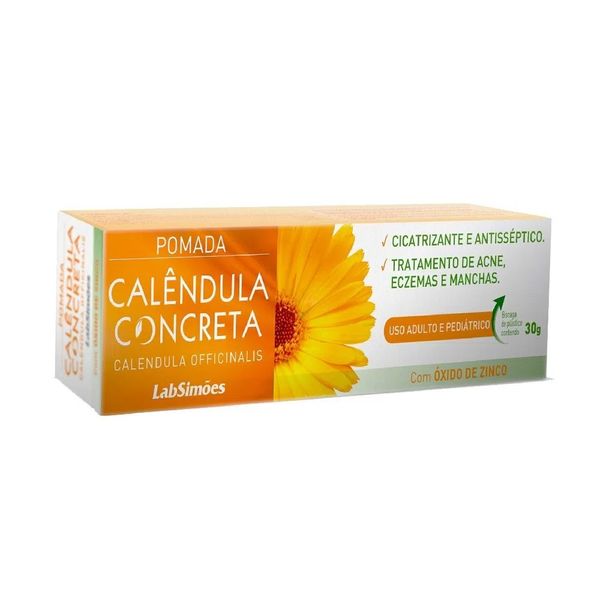 Calêndula Concreta Pomada Dermatológica 30g