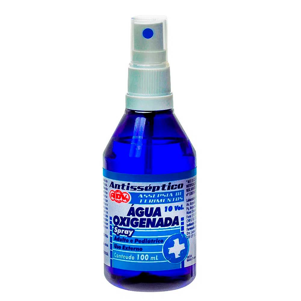 Água Oxigenada 10 Volumes Adv Farma Spray 100ml