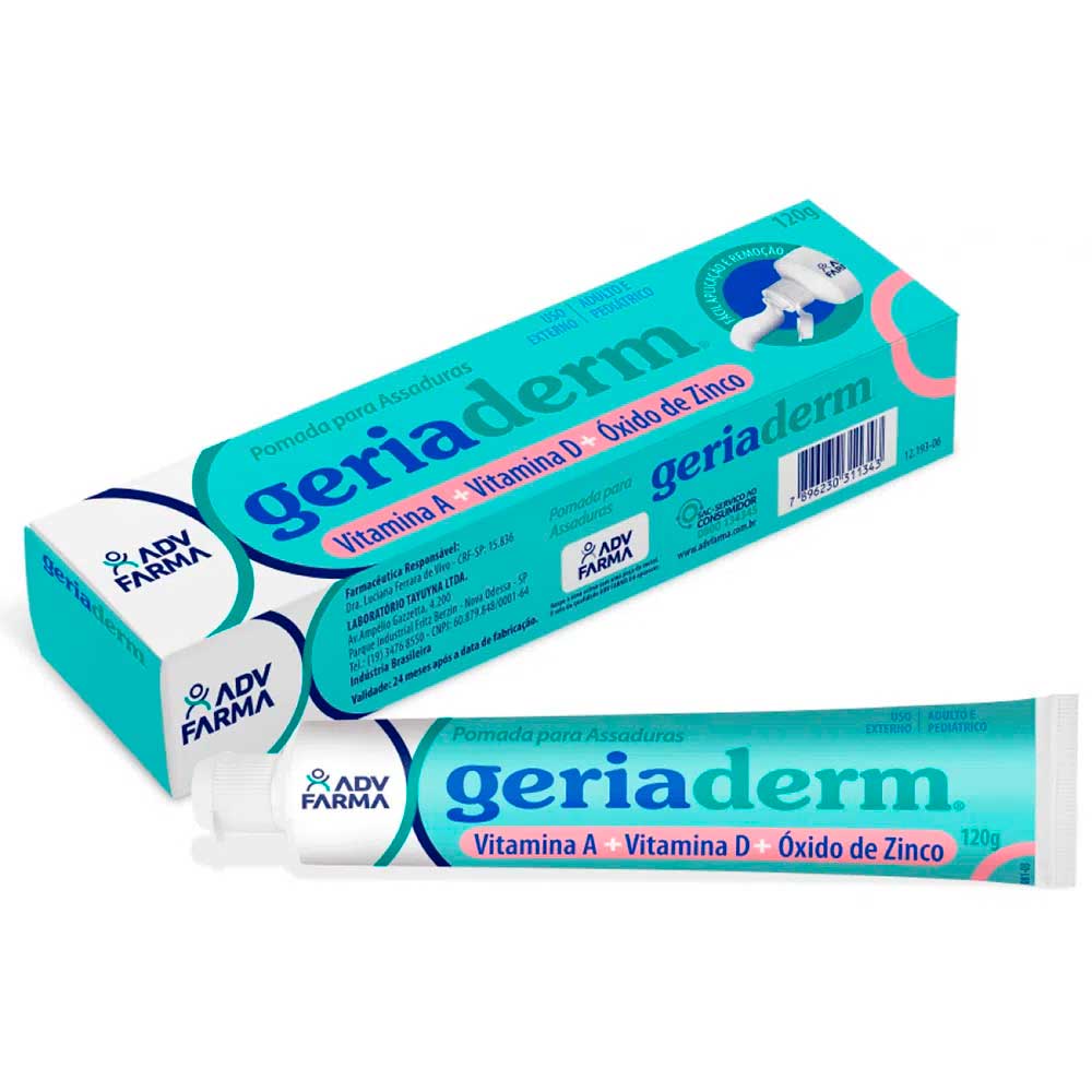 Pomada Para Assaduras Geriaderm 120g