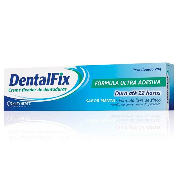 Creme Fixador De Dentadura Dentalfix Menta 20g
