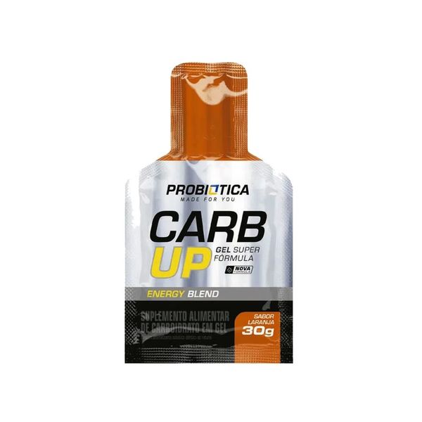 Carb Up Gel Probiótica Laranja Sachê 30g Carb Up Probiotica Gel Sache Laranja