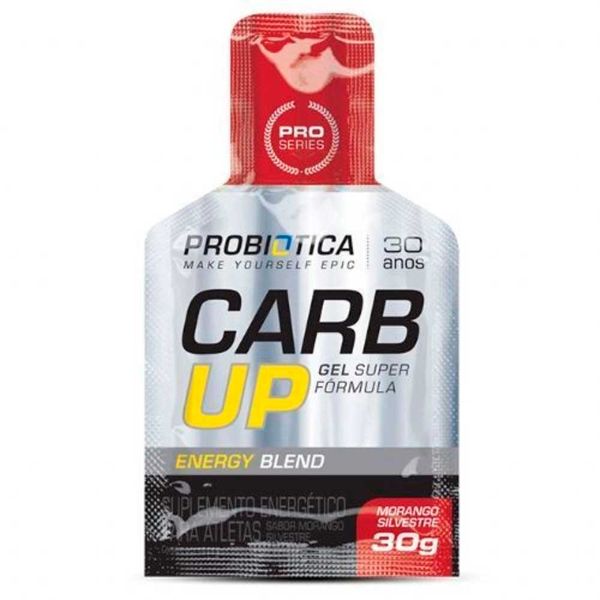 Gel Energético Probiótica Carb Up Morango Silvestre 30g