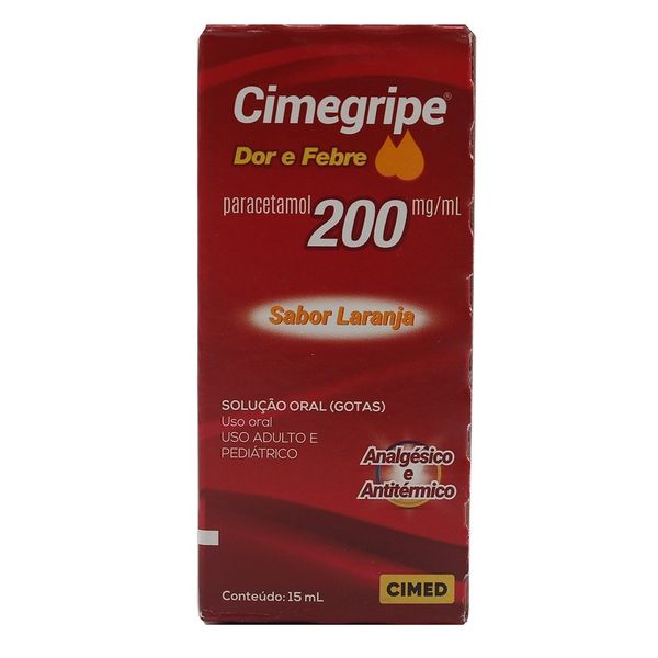 Cimegripe Dor E Febre Solução Oral 15ml