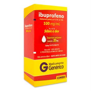 Ibuprofeno Solução Oral 20Ml Cimed
