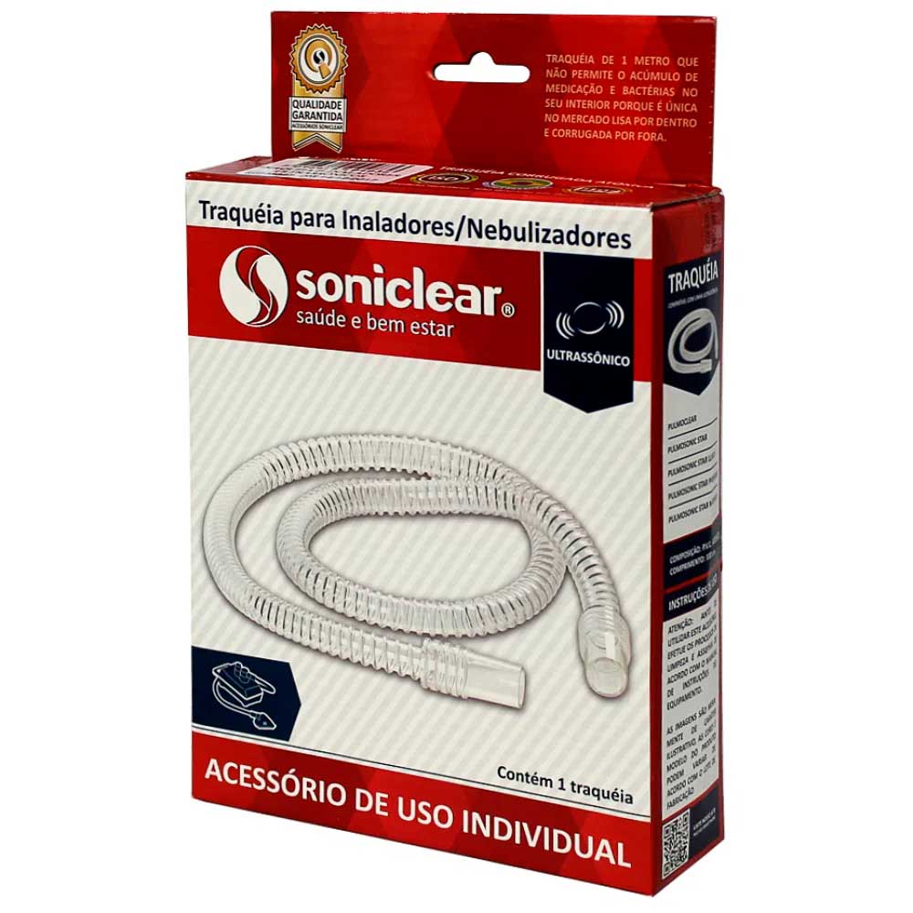 Traqueia Para Inalador/nebulizador Soniclear 1 Unidade