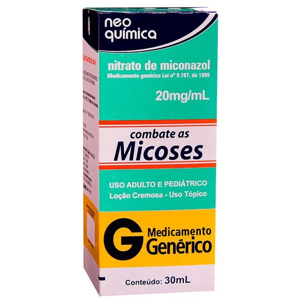 Nitrato De Miconazol Loção Dermatológica 30ml