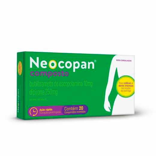 Neocopan Composto 10mg/250mg 20 Comprimidos Revestidos