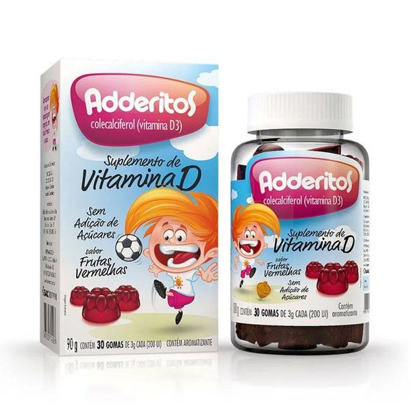 Adderitos Frutas Vermelhas 30 Gomas