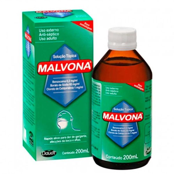 Malvona Solução Dermatológica 200ml