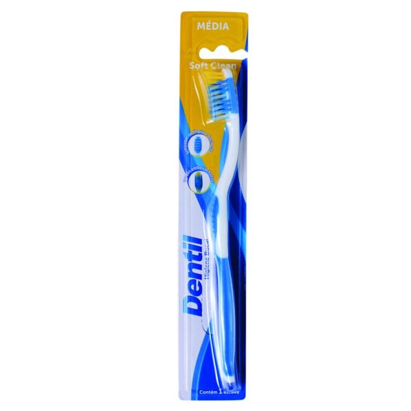 Escova Dental Dentil Soft Clean Média 1 Unidade
