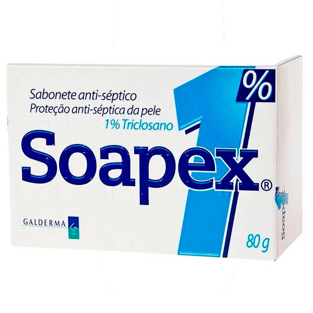 Sabonete Antisséptico Soapex 1% 80g