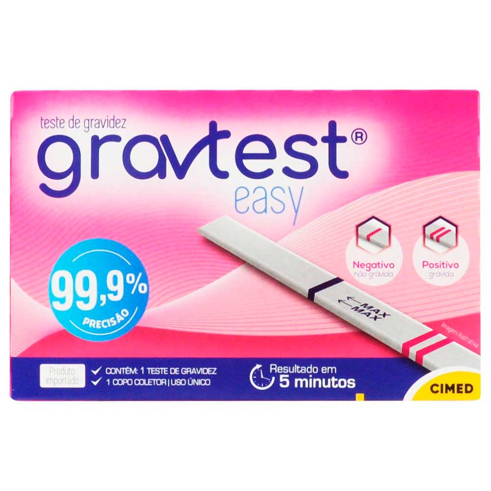 Teste De Gravidez Gravcheck Easy 1 Unidade