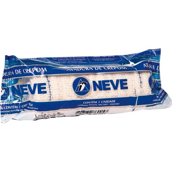 Atadura De Crepe Neve 13 Fios 10cmx180cm