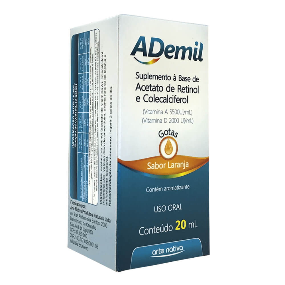 Ademil Laranja Gotas 20ml