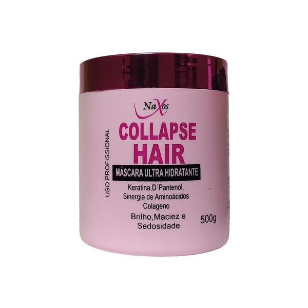 Máscara De Tratamento Capilar Collapse Hair Naxos Ultra Hidratante 500g