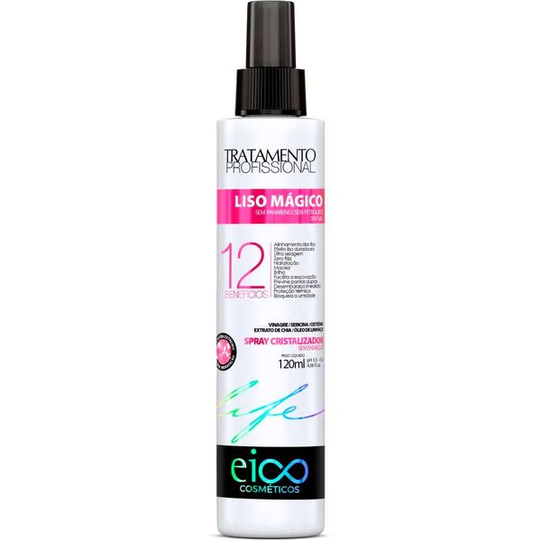 Spray Finalizador Eico Life Liso Mágico 120ml