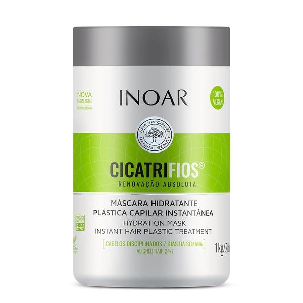 Máscara De Tratamento Capilar Inoar Cicatrifios 1kg