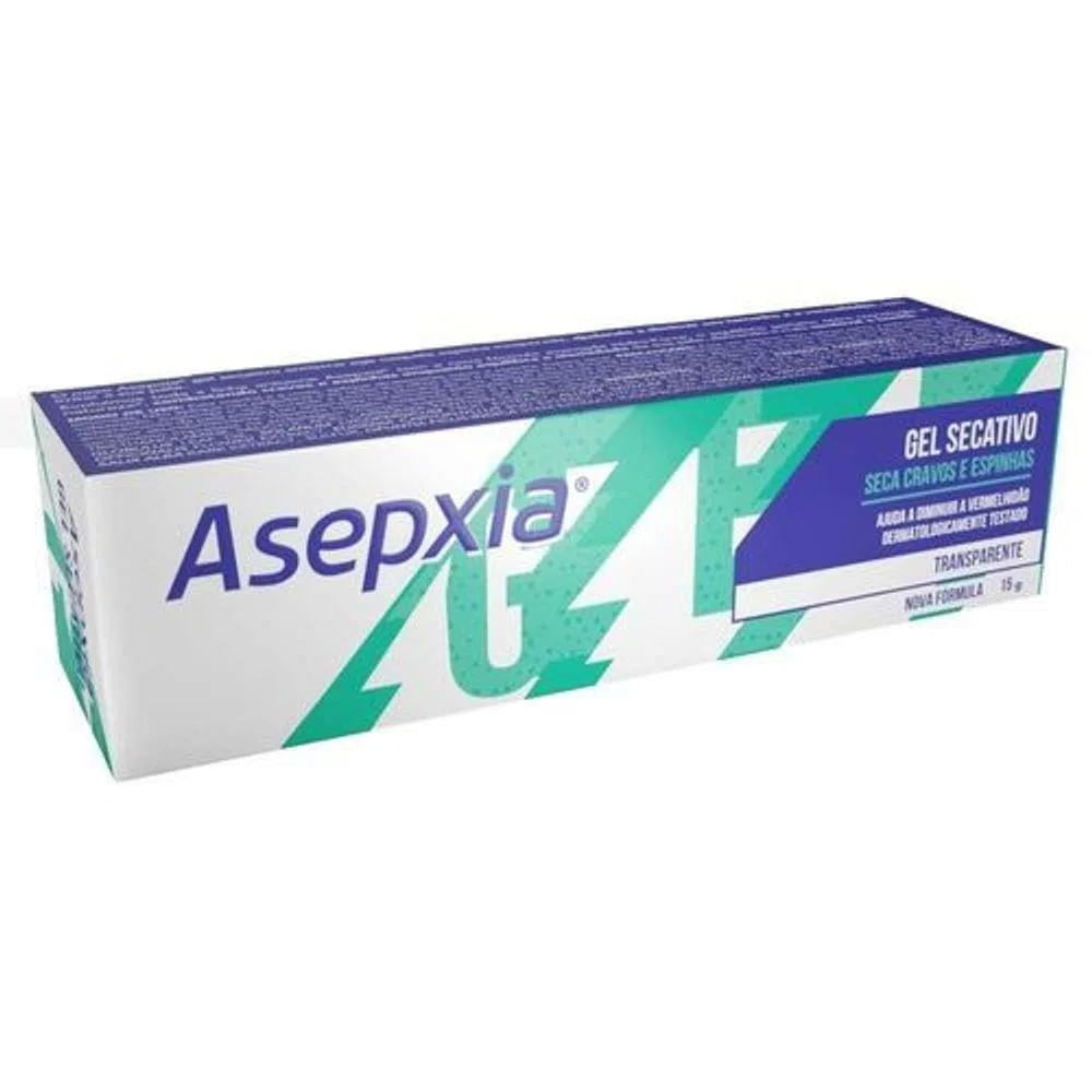 Gel Secativo Asepxia Seca Cravos E Espinhas 15g