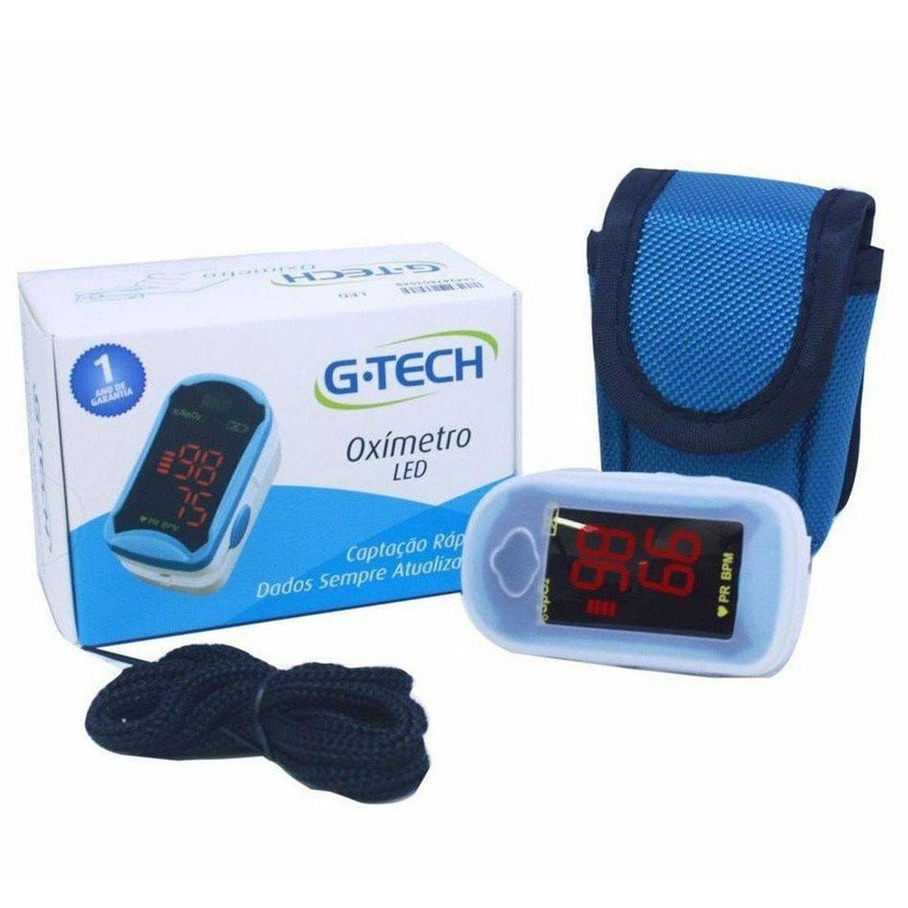 Oxímetro De Pulso Led G-tech 1 Unidade