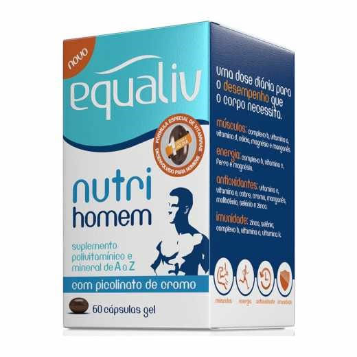 Equaliv Nutri Homem 60 Cápsulas