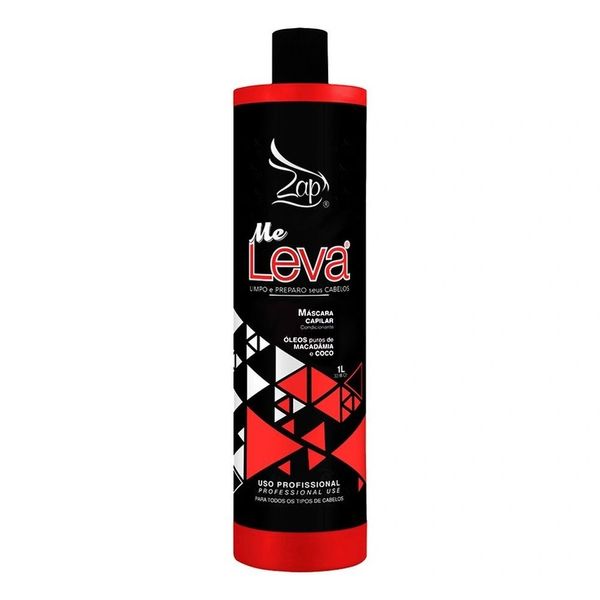 Kit Escova Progressiva Zap Me Leva Shampoo 1l + Máscara De Hidratação Capilar 1l