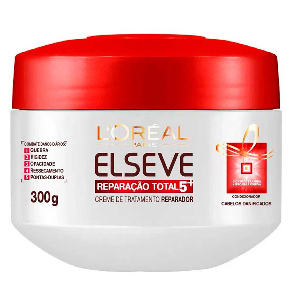 Creme De Tratamento Elseve Reparação Total 5 300ml
