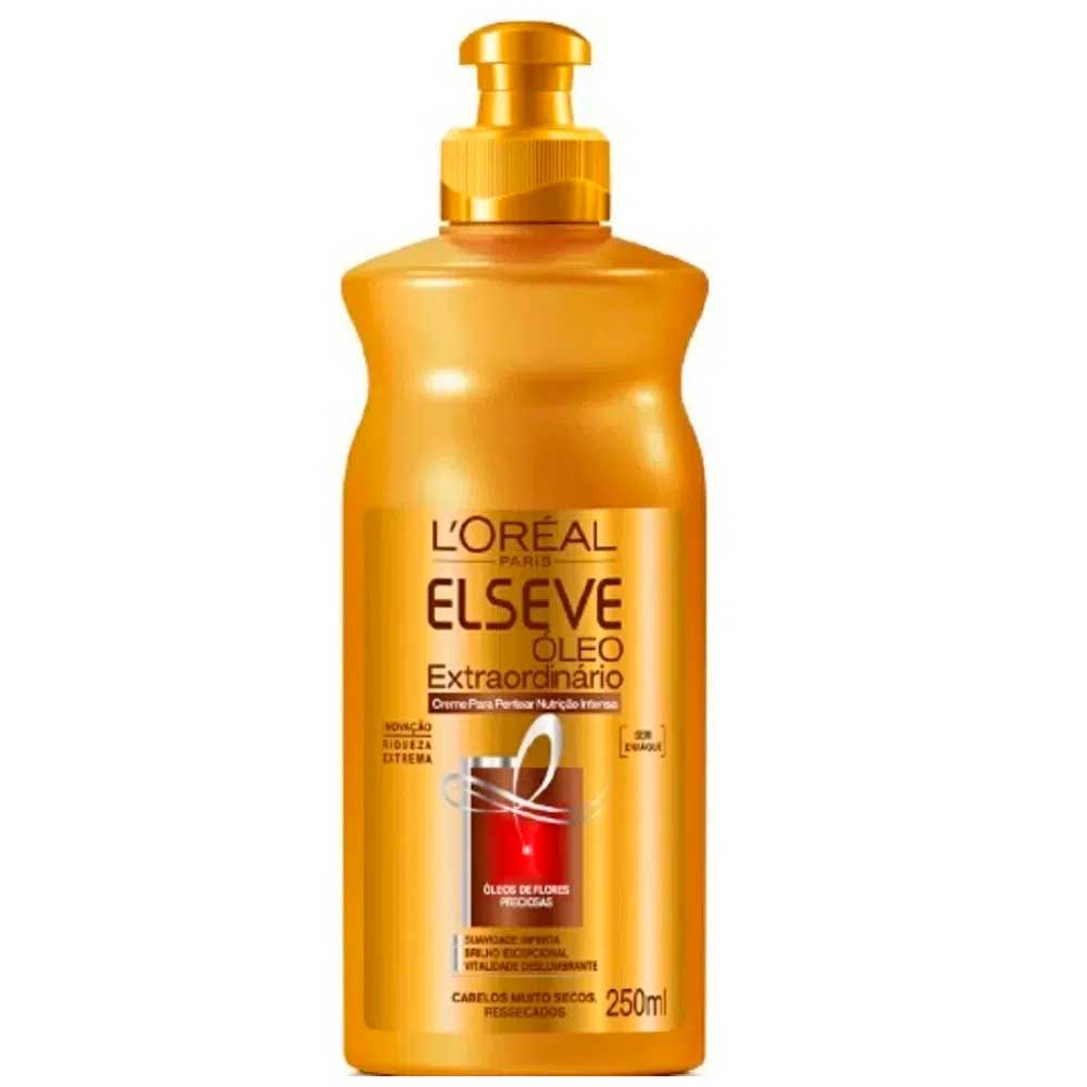 Creme De Pentear Elseve Óleo Extraordinário Nutrição Intensa 250ml