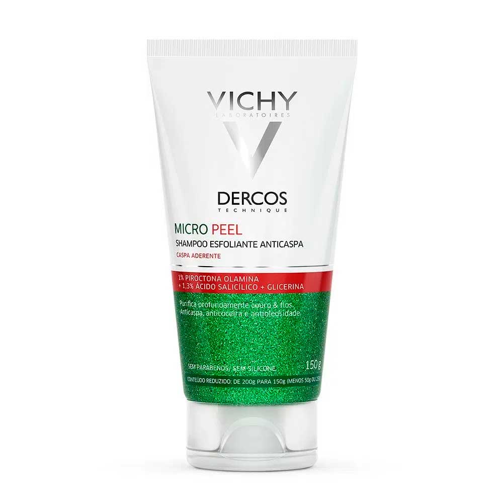 Shampoo Vichy Dercos Micro Peel Esfoliante Anticaspa 150ml