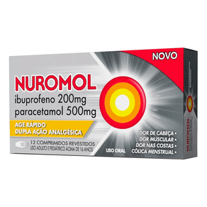 Nuromol Analgésico 200Mg/500Mg 12 Comprimidos