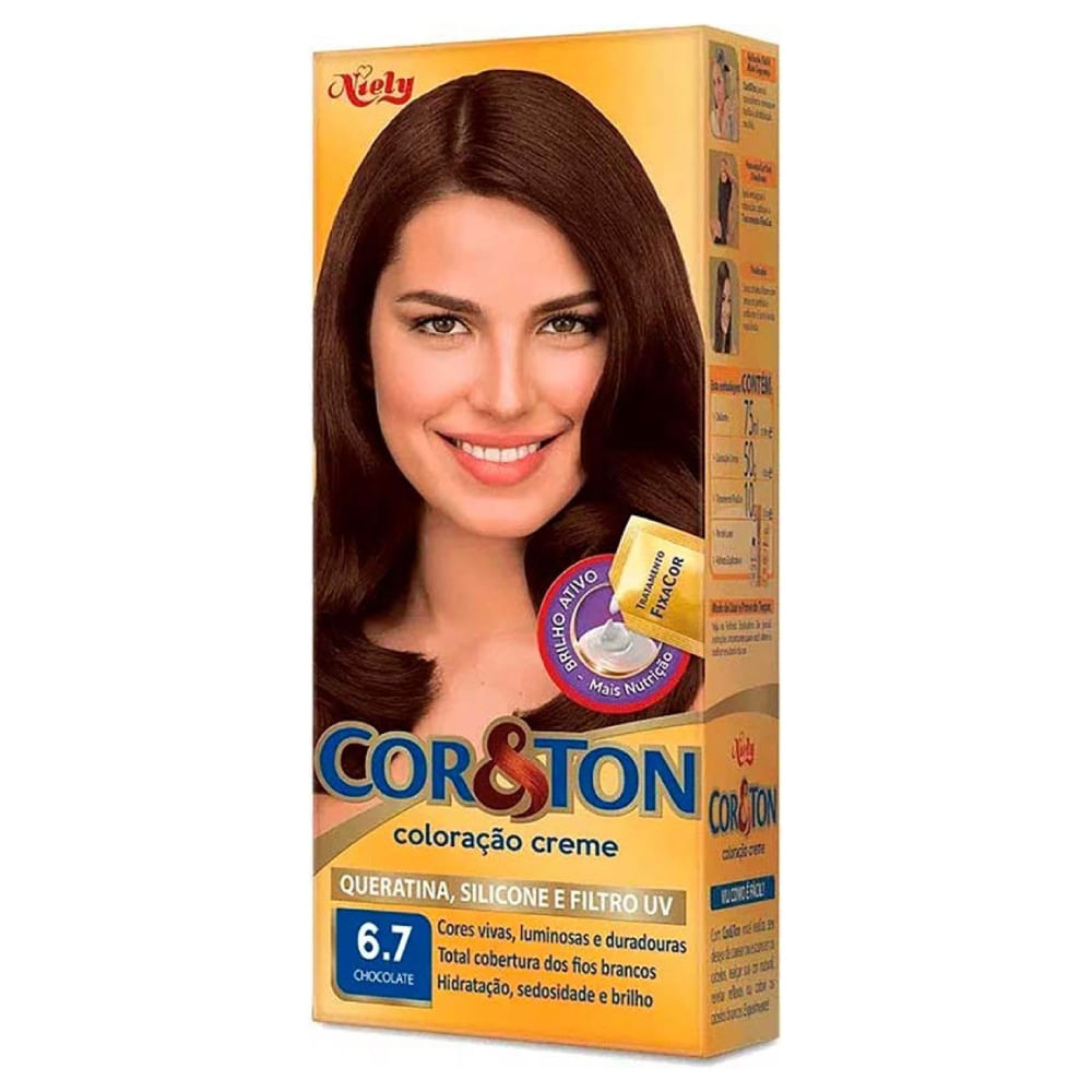 Tintura Cor&ton N 6.7 Chocolate 1 Kit