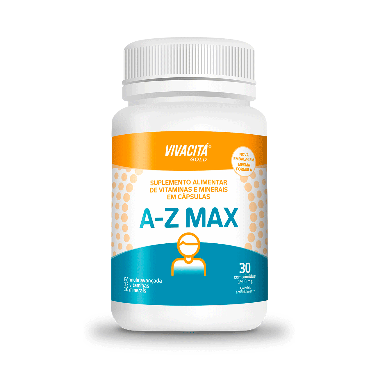 A-z Max Vivacitá Gold 30 Comprimidos - Imagem 2