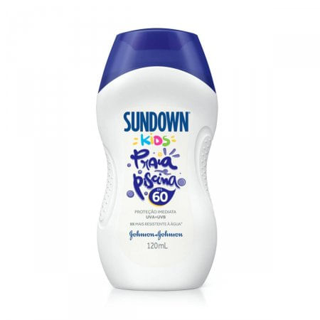 Protetor Solar Infantil Sundown Kids Praia E Piscina Fps60 120ml