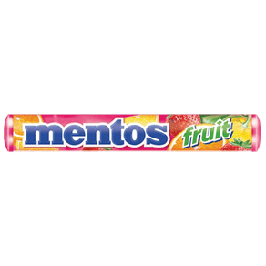 Bala Mastigável Mentos Stick Frutas 38G