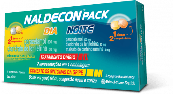 Naldecon Dia E Noite 24 Comprimidos