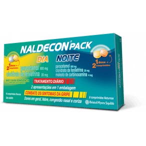 Naldecon Dia E Noite 24 Comprimidos