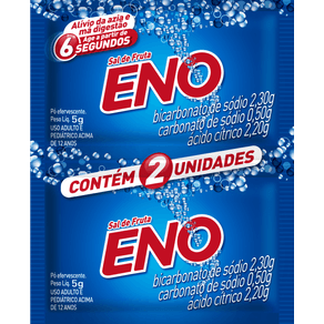 Eno Tradicional Pó Efervescente 2 Envelopes De 5G