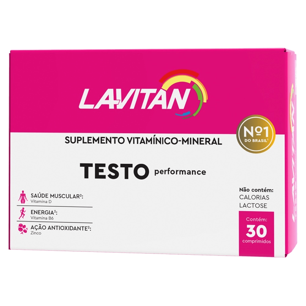 Lavitan Testo Feminino Caixa Com 30 Comprimidos