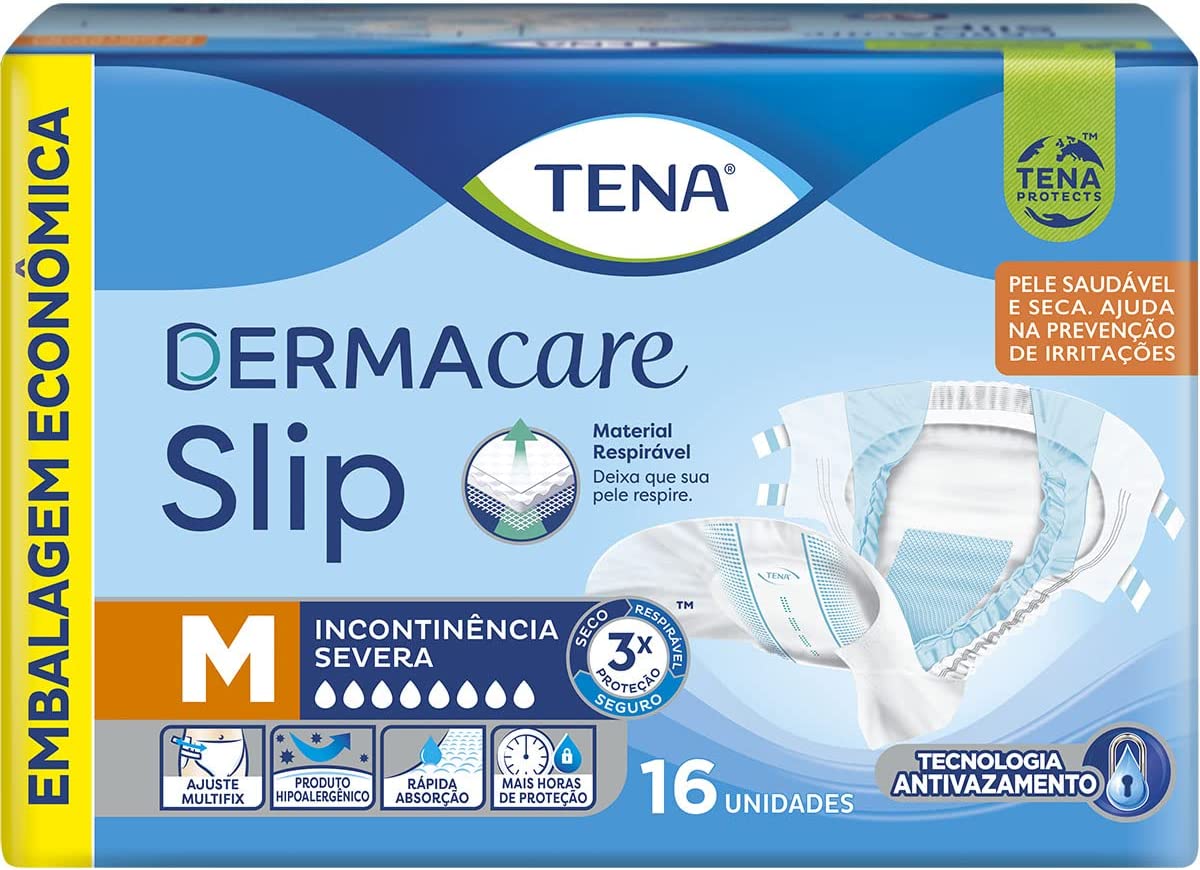 Roupa Íntima Descartável Tena Slip Derma M C/16