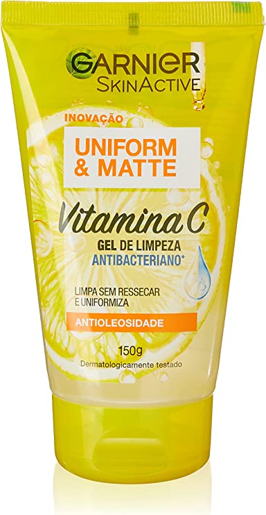 Gel De Limpeza Antibacteriano Garnier U&m Vitamina C 150g
