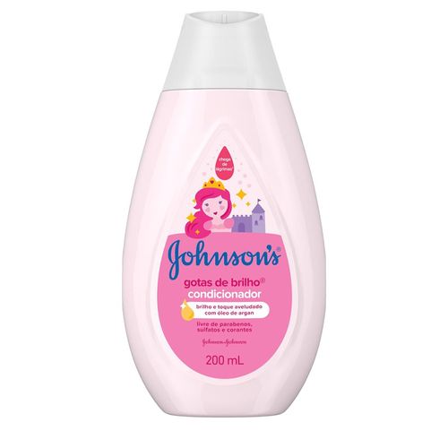 Condicionador Infantil Johnsons Baby Gotas de Brilho 200ml