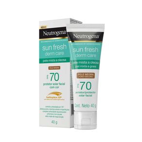 Protetor Solar Facial Neutrogena Sun Fresh Derm Care Sem Cor Fps 30 40G