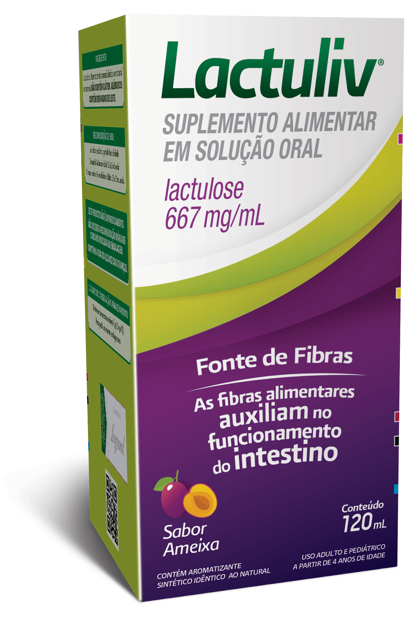 Lactuliv Xarope 667mg Sabor Ameixa 120ml