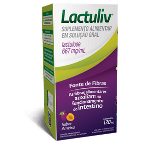 Lactuliv Xarope 667Mg Sabor Ameixa 120Ml