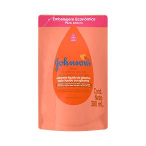 Sabonete Liquido Infantil J&J Cabeca Aos Pes Glicerina Refil 380Ml Sabonete Liquido Infantil J&J Cabeca Aos Pes Glicerina 380Ml