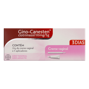 Gino-Canesten Creme Ginecológico 20G + 3 Aplicadores