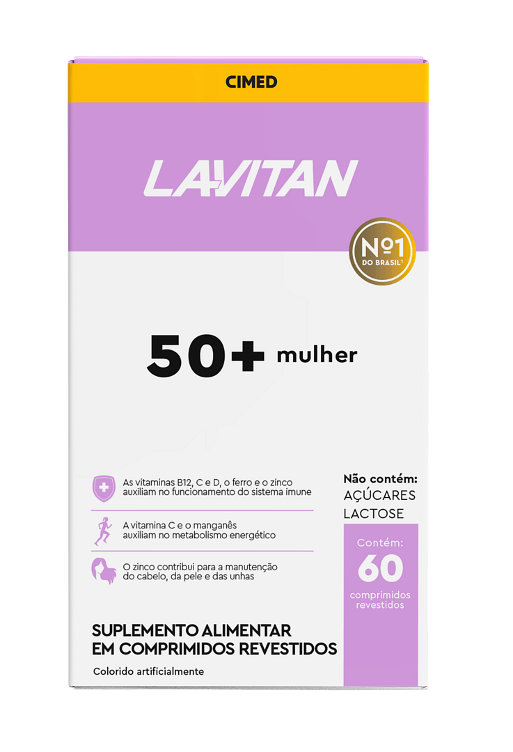 Lavitan 50+mulher 60 Comprimidos Revestidos